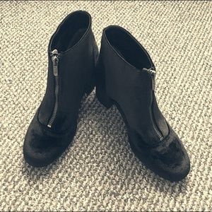 Sam Edelman Black Velvet Bootie